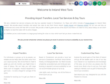 Tablet Screenshot of irelandwesttaxis.com